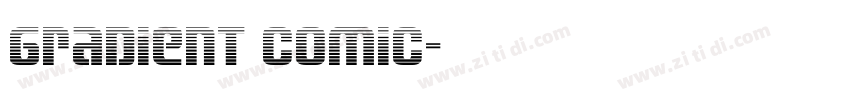 gradient comic字体转换